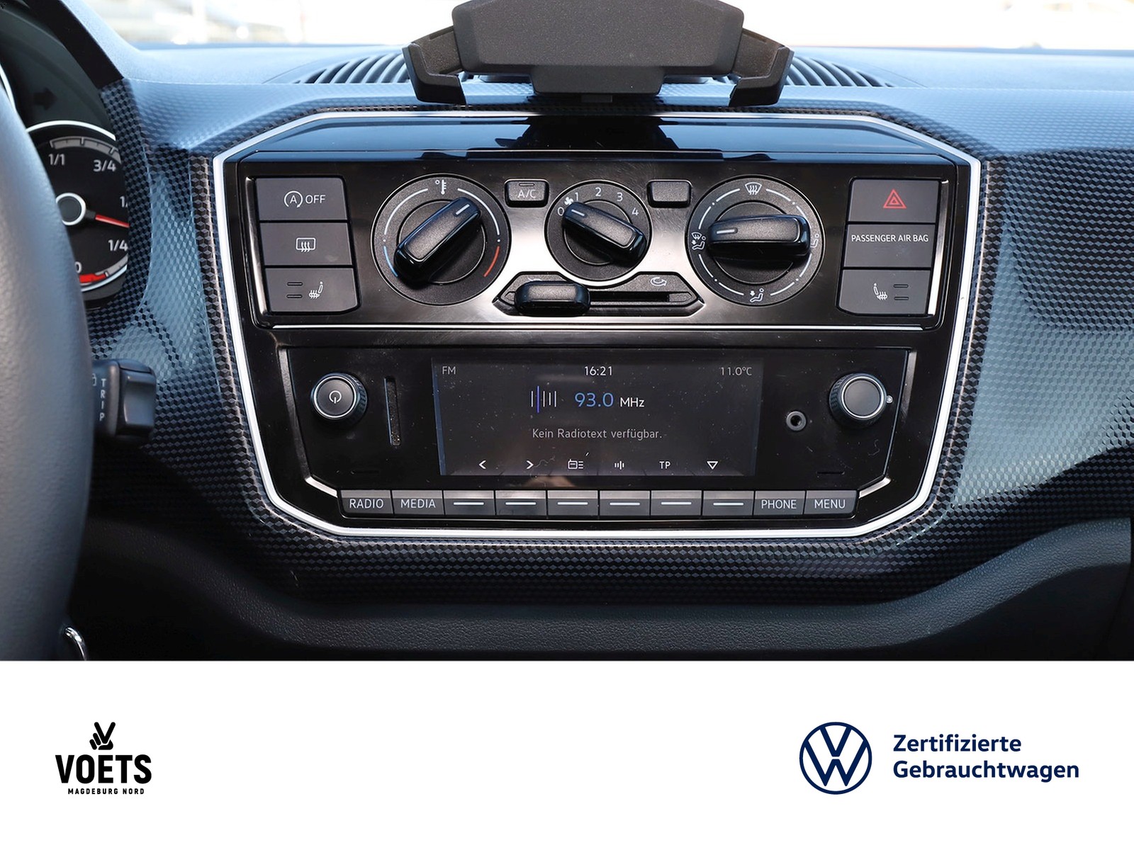 Fahrzeugabbildung Volkswagen up! 1.0 move up! Klima+PDC+Sitzhzg.