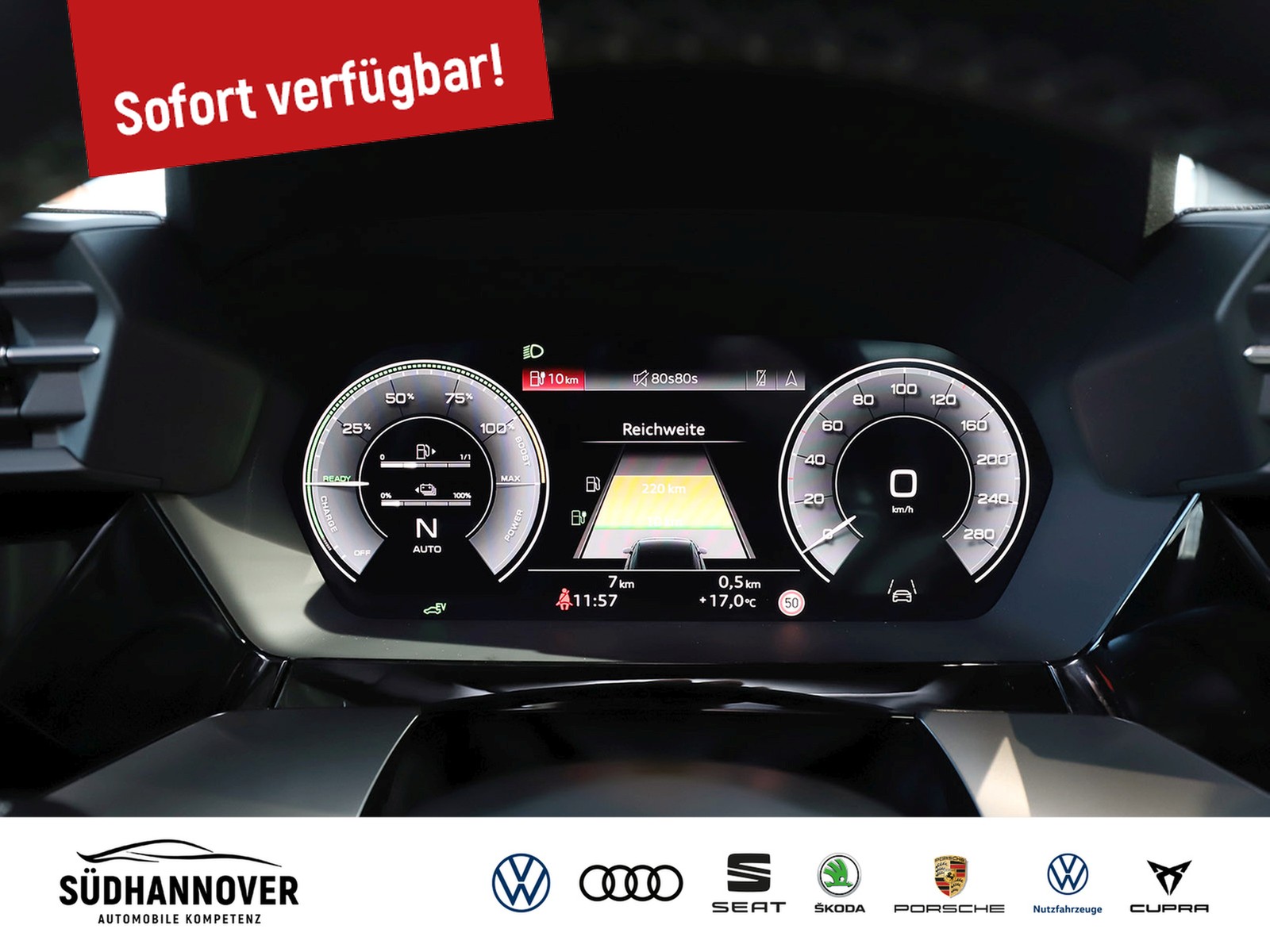 Fahrzeugabbildung Audi A3 Sportback 40 TFSI e Str. S line AHK+LED+SOUND