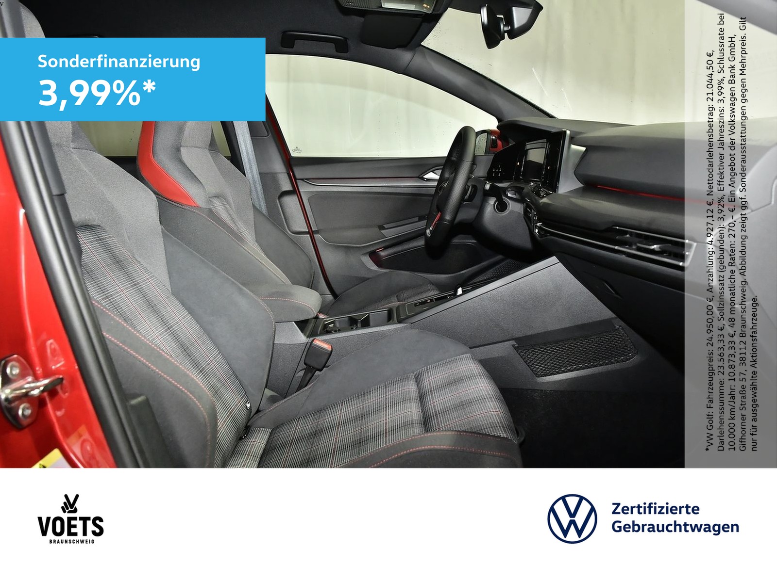Fahrzeugabbildung Volkswagen Golf VIII GTI 2.0 TSI DSG MATRIX+SHZ+RearView
