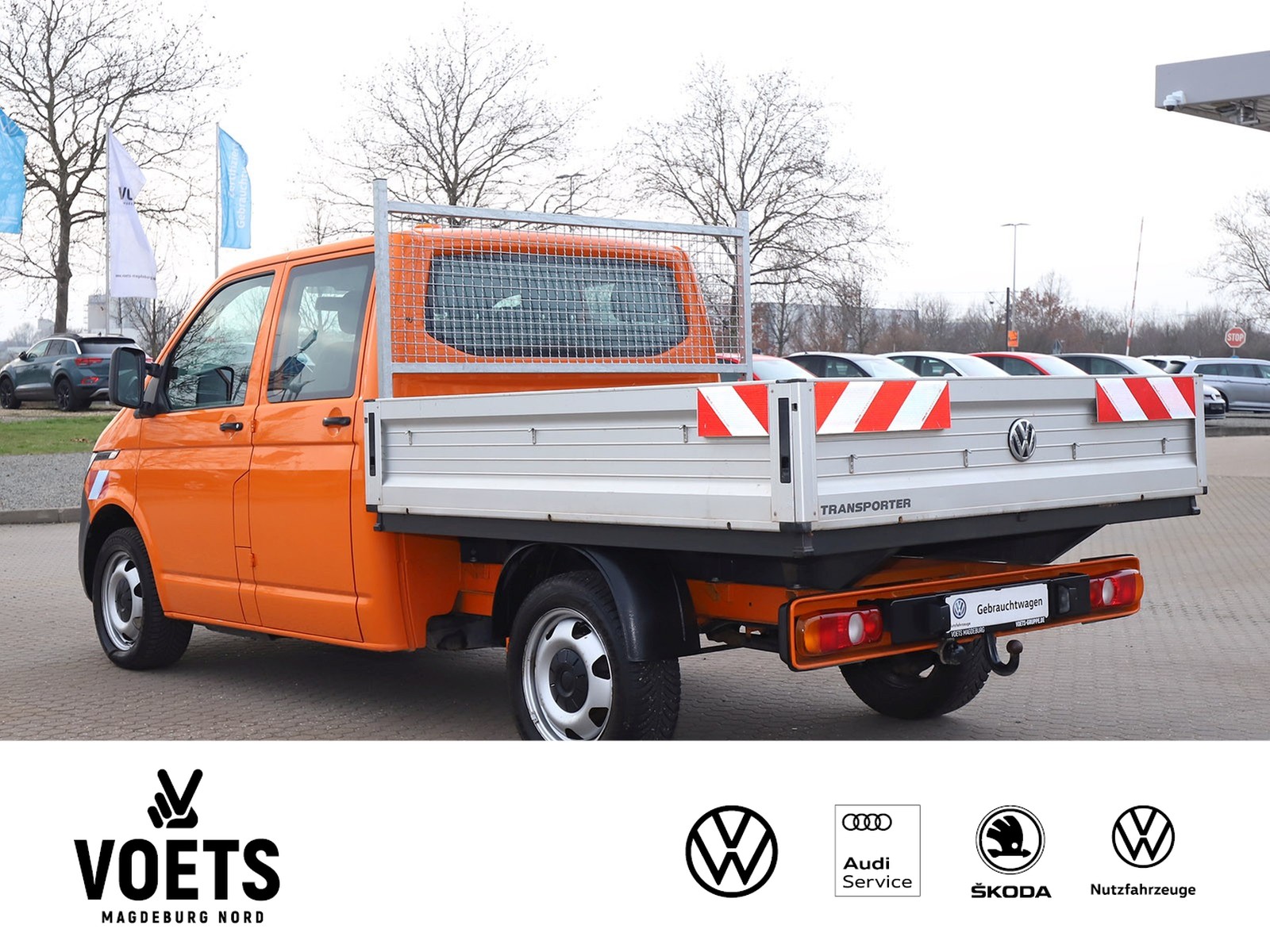 Fahrzeugabbildung Volkswagen T6.1 Transporter Pritsche DoKa Lang AHK